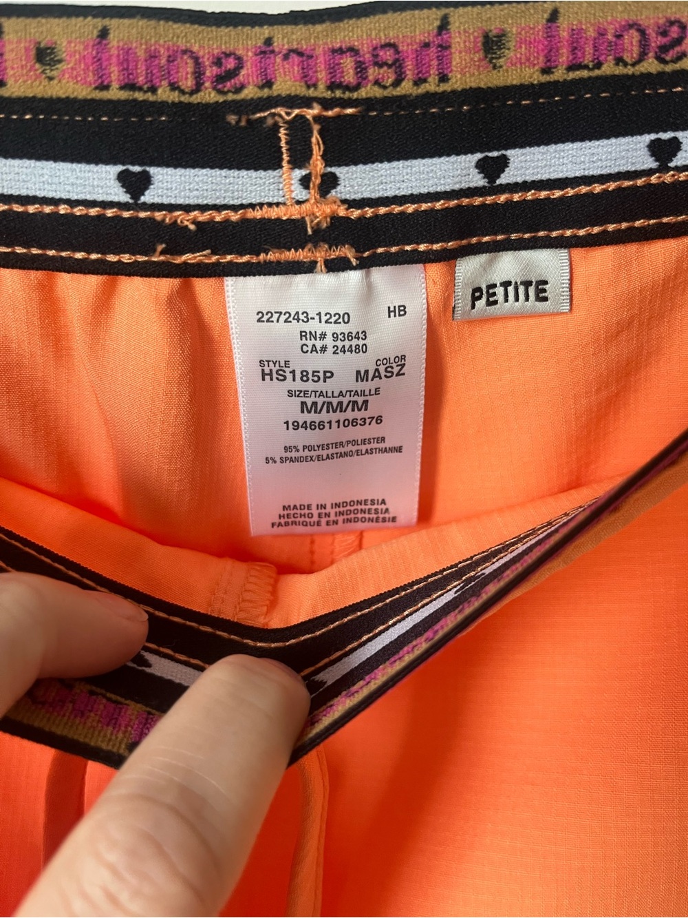 HeartSoul scrubs Orange Utility Scrub Joggers nwt see pics/description Med P - Picture 4 of 8